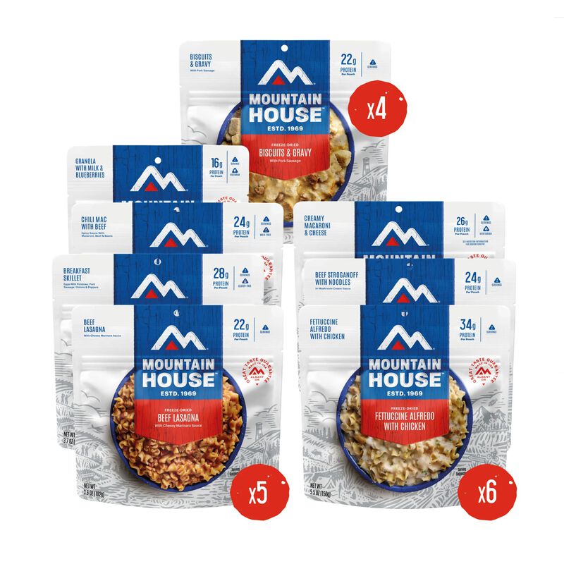 14 Day Emergency Food Supply | Mountain House Freeze Dried Food, , large image number 1